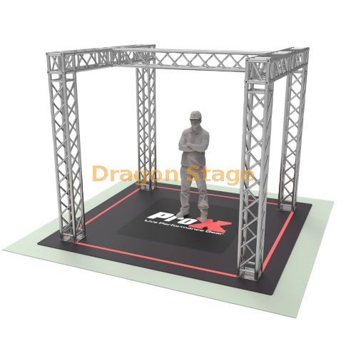Booth de salon 5x5x4m H Design de forme