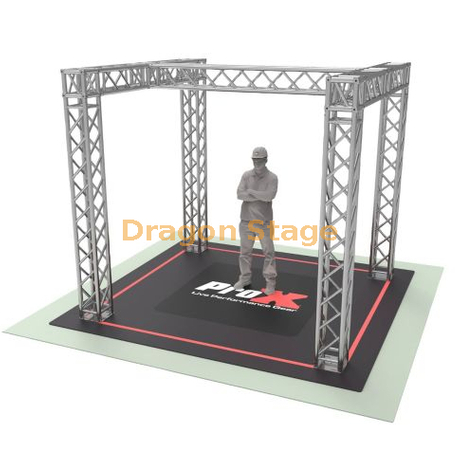 Booth de salon 5x5x4m H Design de forme