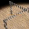 Global Truss 20'x20' Stand de salon commercial en forme de X / Système d'exposition - Structure modulaire F34