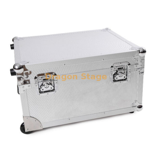 Flight case en aluminium de fête en gros avec boîte personnalisée avec chariot