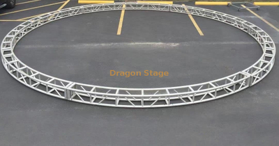 Décoration de ferme de mariage en cercle rond en aluminium, diamètre 6m