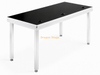 Table DJ mobile en aluminium personnalisée 2200x800x900mm avec roulettes verrouillables