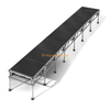 Scène événementielle portable en aluminium Pro-Series 28x4 pieds - Hauteur réglable (1,3 pied à 6,5 pieds)