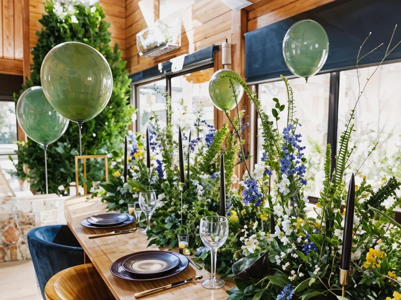 Comment décorer une fête à domicile avec des fleurs en plastique?