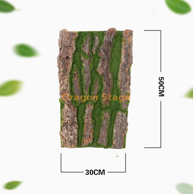 Décoration de tuyaux, écorce d'arbre, obstruction de tuyaux de drainage, embellissement, arbre de pin créatif artificiel, version cryptée de 30x50cm