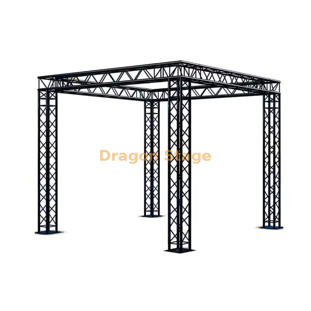 290 mm Structure du cadre de stade de robinet noir de 290 mm pour les activités 3x3x3m
