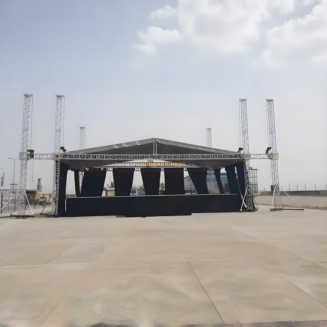 Système de fermes en aluminium pour concert en plein air 10x6x6m