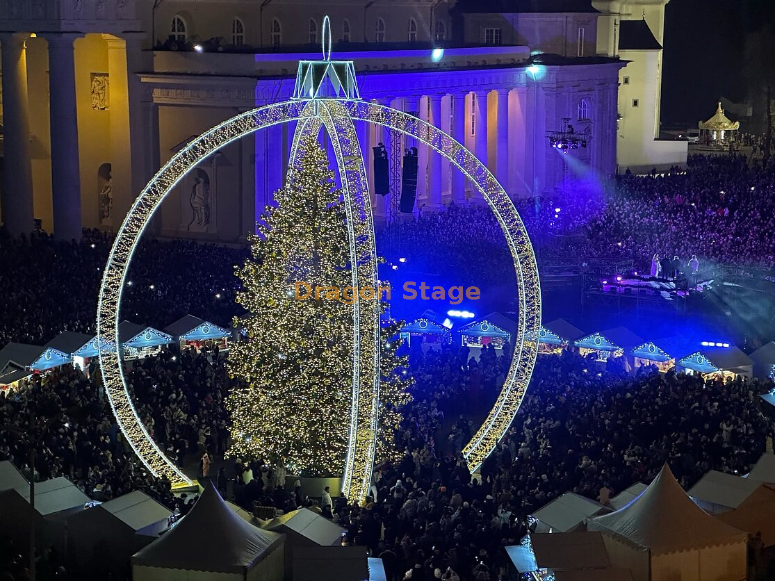 Décoration de courbe d'arbre de Noël