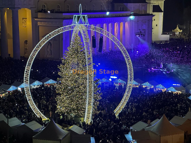 Décoration de courbe d'arbre de Noël