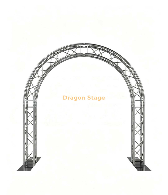 passerelle en aluminium de botte d'arc de broche de 3.8x3.4m 290mm pour des mariages et des expositions