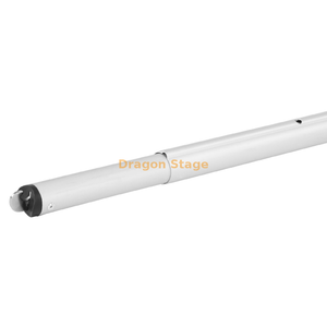 Barres transversales réglables en aluminium et supports de rideaux pour système de tuyaux et de rideaux
