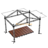 Aluminium Portable Event Party Show DJ Concert pliable scène avec toit ferrus 12x8x6m