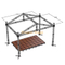 Aluminium Portable Event Party Show DJ Concert pliable scène avec toit ferrus 12x8x6m