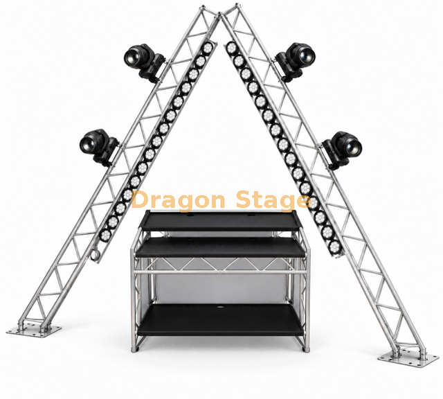 Structure de support de Dj en forme de Triangle personnalisé A 